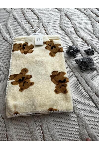 Bebitof SEVİMLİ AYICIKLAR DESEN WELLSOFT BEBEK BATTANİYE ( 90*100 )