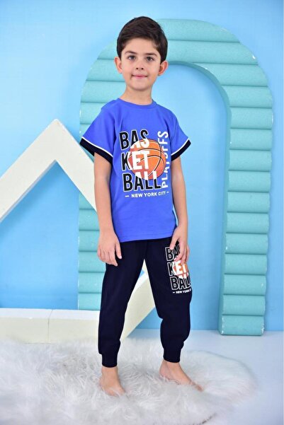 FORMO Set pijamale de calitate pentru băieți, 100% bumbac natural, cu mâneci scurte