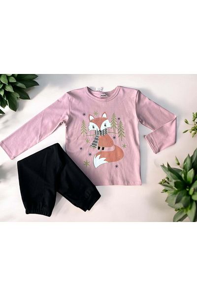 RYZE ÇOCUK Fox Pjs Set Pink