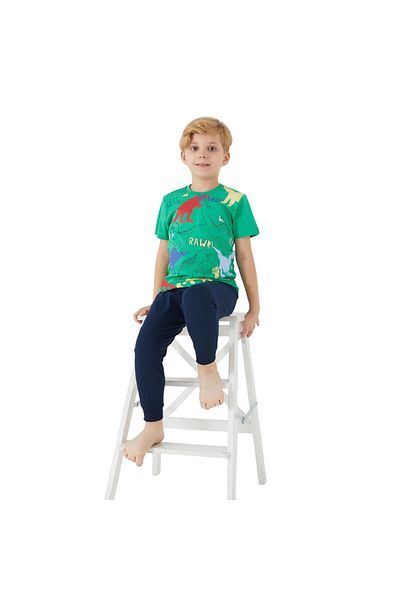 Rolypoly Boy's Short Sleeve Pajama Set
