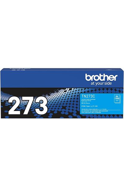 Brother Genuine TN-273C Standard Yield Cyan Ink Printer Toner Cartridge