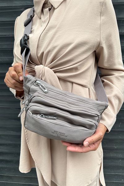 Just Polo Imported Kılinkır Fabric Waist and Shoulder Bag