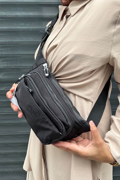 Just Polo Imported Kılinkır Fabric Waist and Shoulder Bag