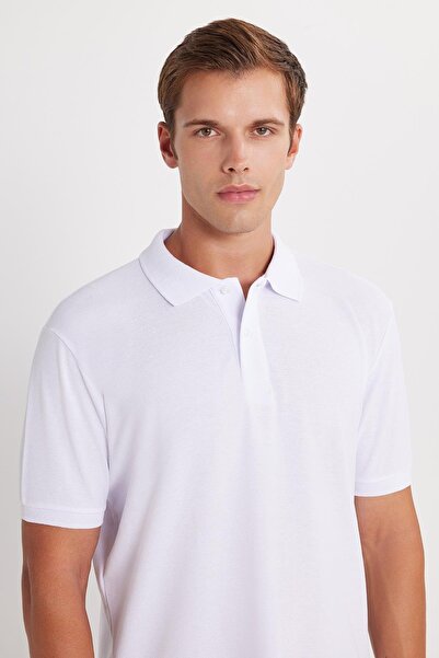 Tudors Men's 5-Pack Grey-Navy-White-Brown-Stone Regular Fit Cotton Plain Pique Polo Neck T-Shirt