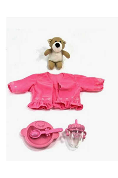 Vardem Türkçe Konuşan Ayıcıklı Oyuncak Bebek – 7 Fonksiyonlu, 6 Parça Set, 41 cm Bebek