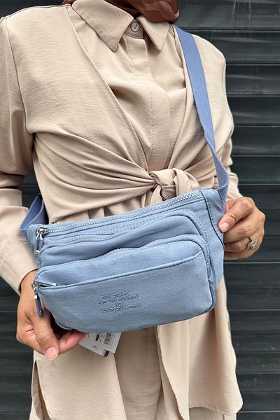 Just Polo Imported Kılinkır Fabric Waist and Shoulder Bag