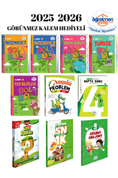 öğretmen evde Öğretmenevde Yayınları 4.SINF Full set 2025 2026