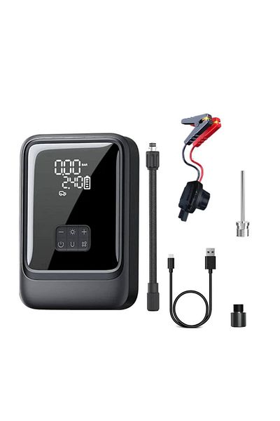 Generic 2 in 1 Portable Car Jump Starter & Tire Inflator S 03-L with Power Bank