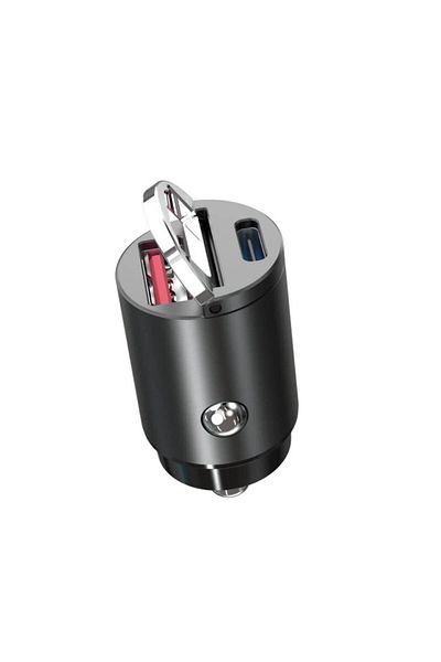 HUNTKEY C 45 Car Charger 45 W Dual Port USB-C + USB-A