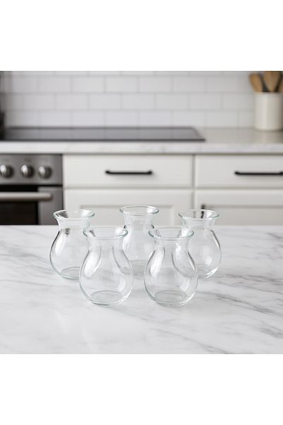 Vadi Keyf-I Ala 6-Piece Heat Resistant Borosilicate Glass Tea Cup 200 ml