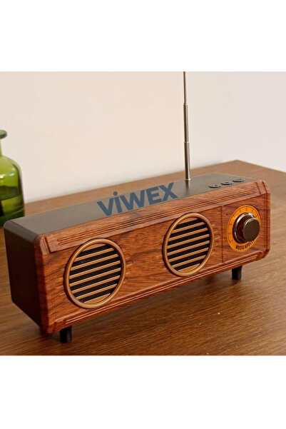 viwex Vm-900 Nostaljik Görünümlü Retro Müzik Çalar Bluetooth Fm Radyo Özellik...