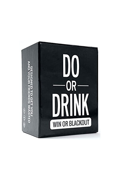 Do or Drink - Drinking Card Game for Adults - Fun & Dirty Party - Dare or Shots for Pre Drinks, Stag