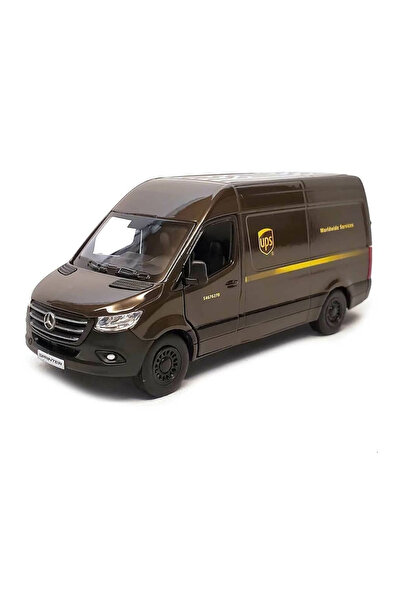 Kinsmart Çek Bırak Mercedes-Benz Sprinter Ups 1:46 Ölçek