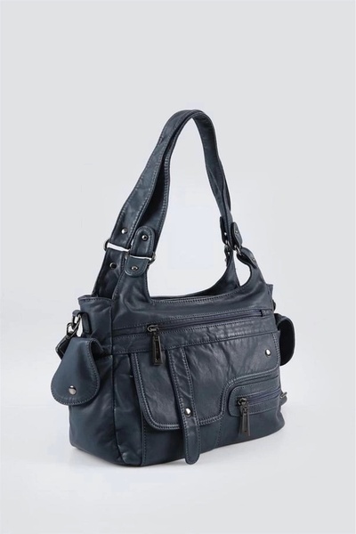 Tolzan Pyser Blue Skin Shoulder Bag
