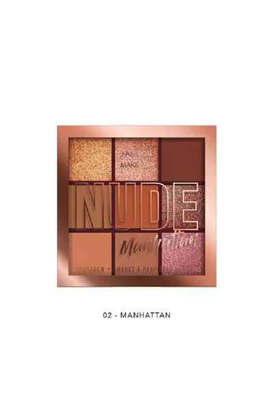 OEM Paleta farduri, Fashion Make-up, Nude, 02- Manhattan