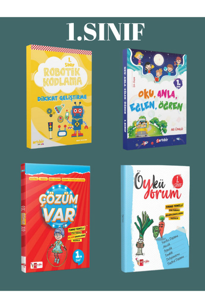 Artıbir Yayınları Artı bir yayınları 1.sınf robotik kodlama oku anla çözüm va...