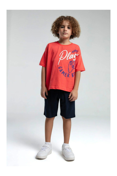 QUEEN KİDS مجموعة كوين كيدز للأولاد 3571-2 بالرمان