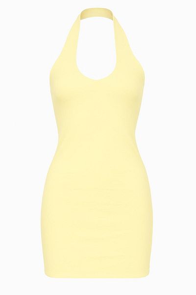HAKKE Mini ROCHIE cu spate decoltat