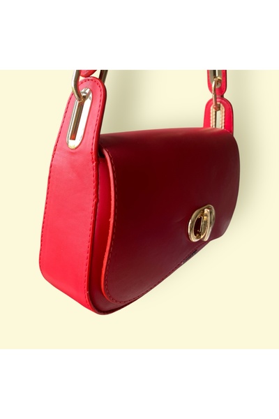 Angel Polo Women's Buckle Shoulder Bag - Short Handle, Casual and Stylish Model