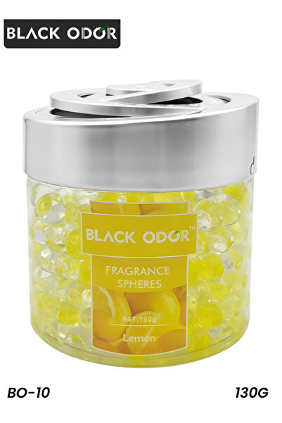 Black Odor كرات عطرية BO-10 - برائحة الليمون، 130 غرام معطر جو جل للمنزل والس...