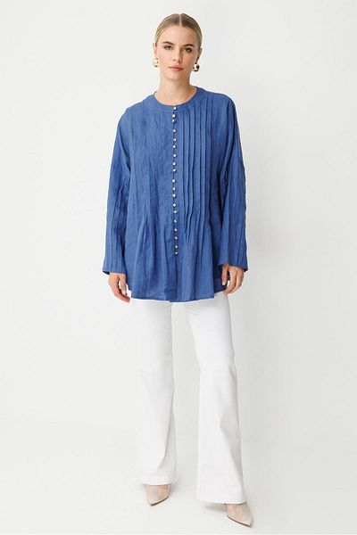 Ghisa تونيك كتان INDIGO
