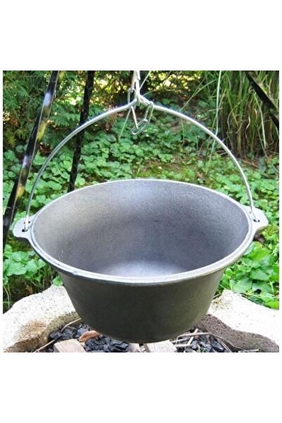 Perfect Home Cast iron cauldron/pot, 14.5 L, Perfect Home