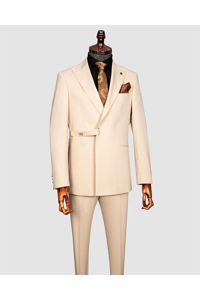 echol Ssa.2774 Metal Button Double Breasted Suit