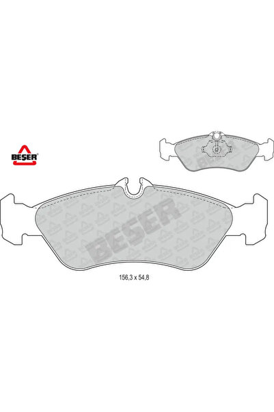 BEŞER Arka Fren Balatasi Lt35-sprinter 313-316 Cdi 96-06