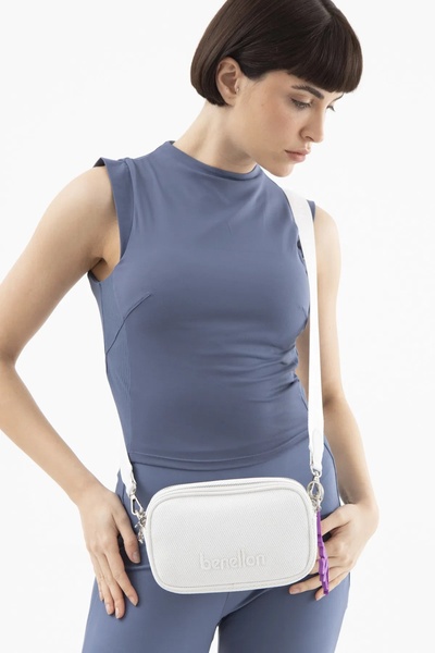 Benetton Beyaz Kadın Çapraz Çanta Bnt_1560-0002