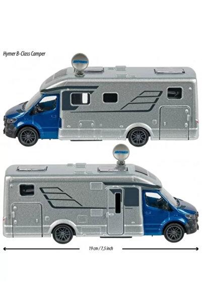 Majorette Masinuta Hymer B-Class Camper cu lumini si sunete
