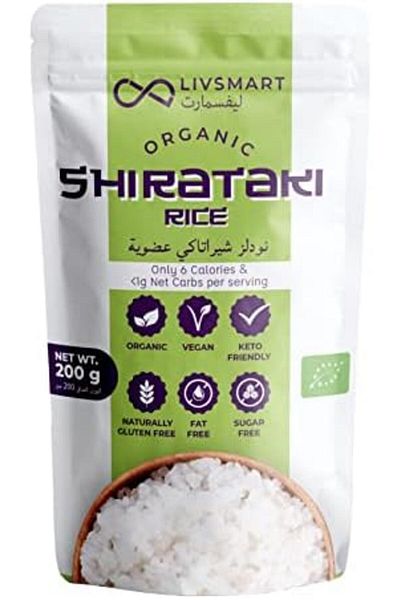 LIVSMART Organic Shirataki (Konjac) Rice - Keto Rice