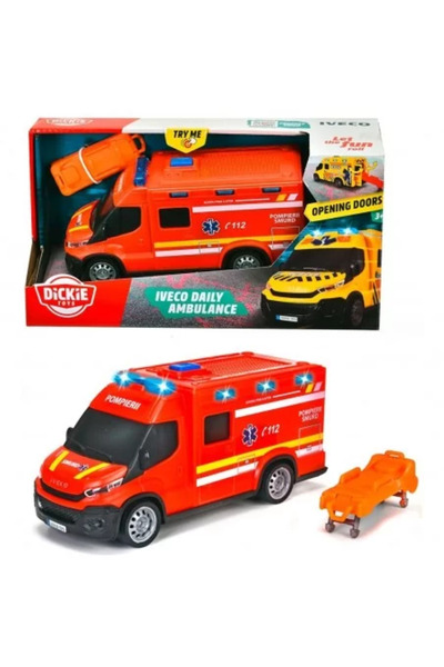 OEM Dickie Toys Iveco Daily Ambulance 1:32 18 cm