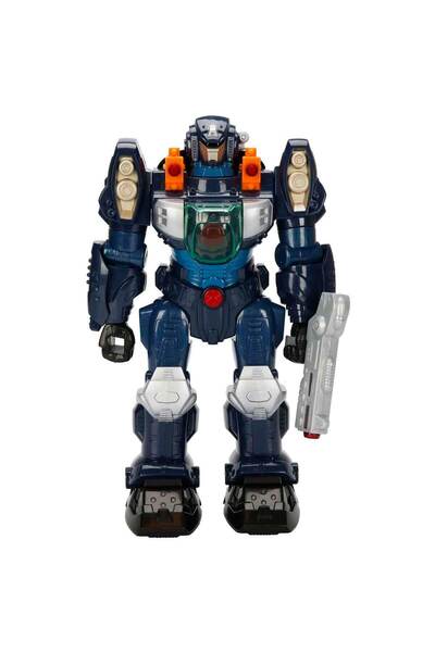 Happy Kıd M.A.R.S. Turbotron Sesli ve Işıklı Yürüyen Robot 30 cm - Mavi