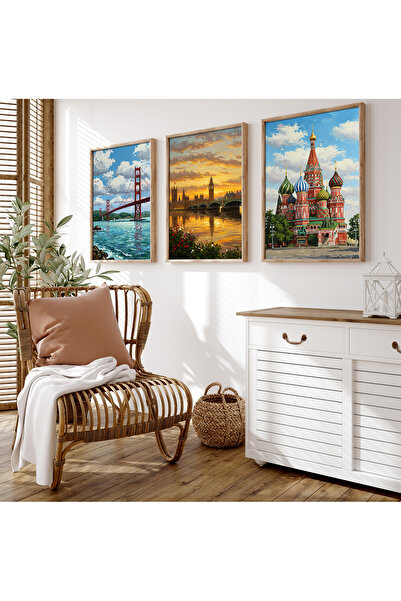 alphobitasarım Εμφάνιση σε στυλ ελαιογραφίας - Εμβληματικά τοπία του κόσμου -...