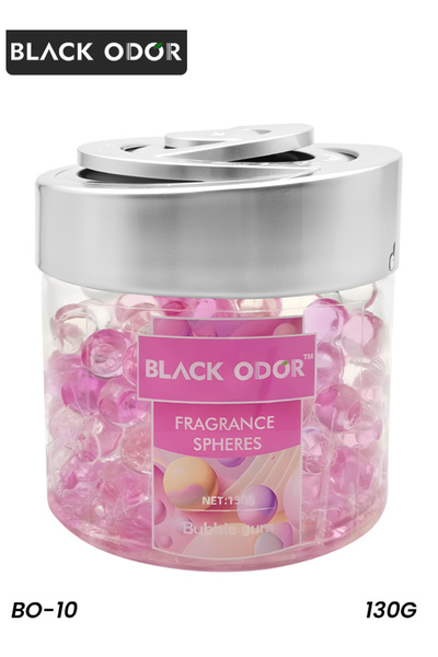 Black Odor كرات عطرية BO-10 - برائحة العلكة، معطر جو جل 130 جرام للمنزل والسيارة