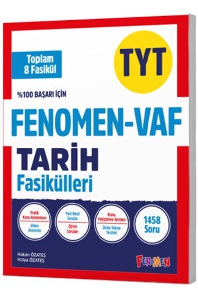 Fenomen Yayıncılık Fenomen Tyt Vaf Tarih Fasikül Seti (1-2-3-4-5-6-7-8. Fasikül)