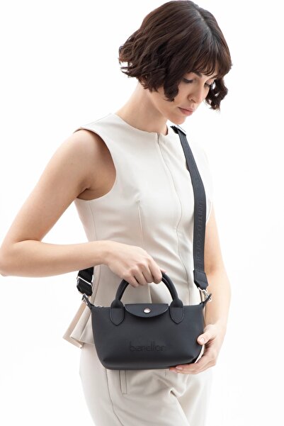 Benetton Siyah Kadın Çapraz Çanta Bnt_1601-0001