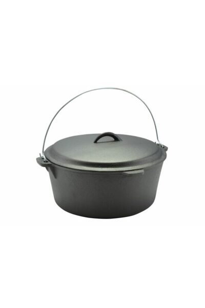 Perfect Home Ceaun fonta, cu maner si capac, 7.2 L, 30×14 cm, Perfect Home