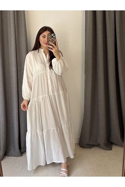 ROSSA Katleya Model White Dress