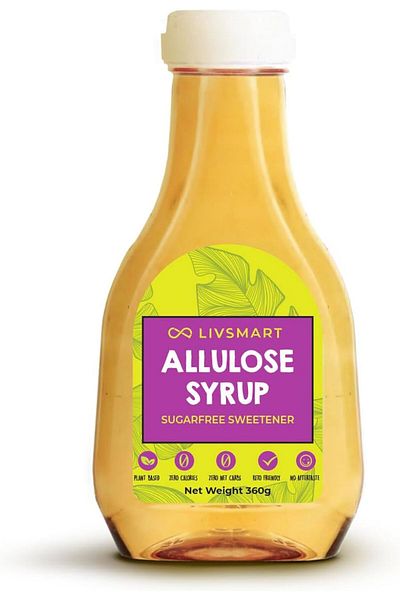 LIVSMART Allulose Syrup (Keto Friendly Sugarfree Sweetener)