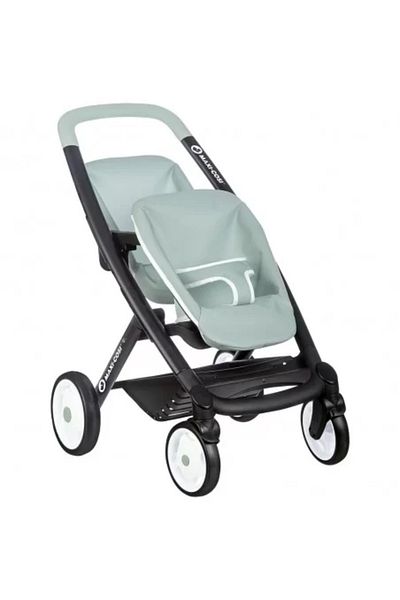 Smoby Carucior pentru papusi Maxi Cosi Twin albastru