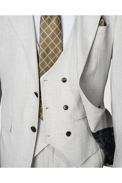 echol Ech. 2352 Straight Cloth Vest Suit