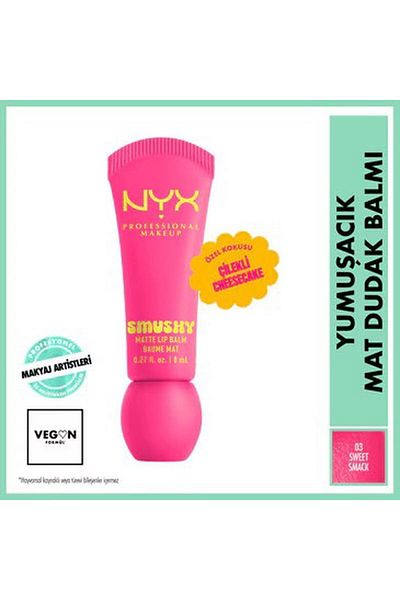 NYX Soft Matte Smushy Lip Balm Sweet Smack 03
