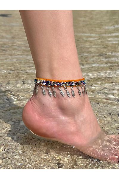 Beykan Bohemian Wind Knitted Anklet