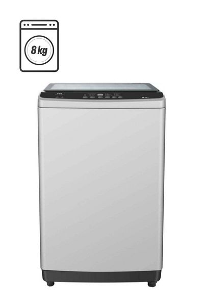 Falcon Automatic Top Loading Washing Machine - 8 KG - Grey - FLTDS08T