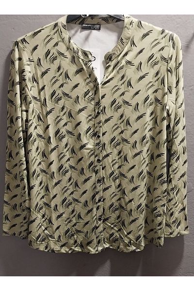 wearon tekstil Women Viscos Fabric Mother Large Size Shirt Combed