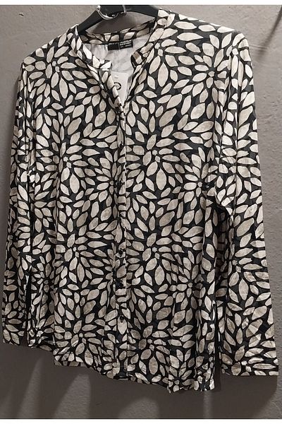wearon tekstil Women Viscos Fabric Mother Large Size Shirt Combed