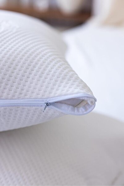 lateu Su Geçirmez Yastık Alezi %100 Nefes Alabilir 2-in-1 Koruma Fermuarlı, A...