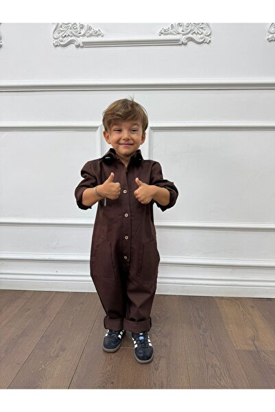 bohemiankids baby wear Unisex Pocket Datay Overalls