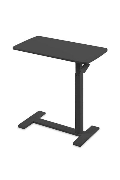 Onuvio Masă reglabilă pentru laptop cu roți – Înălțime (65-90 cm), Blat MDF 68x36 cm, Onuvio® - Negru